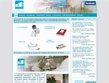 Tablet Screenshot of fundacionhospitalelche.es